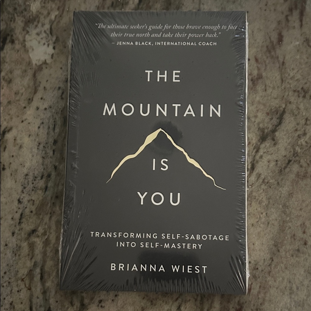 The Mountain Is You by Brianna Wiest - Black Cover